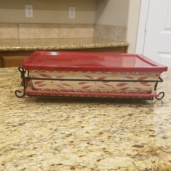 Temp-Tations by Tara Other - Old World Cranberry Temp-Tations 4 Qt. or 9 x 13 Size Bakeware